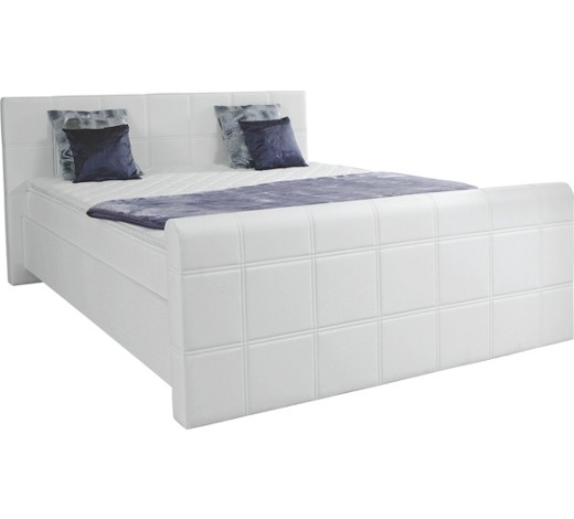 Boxspringbett lederlook weià boxspringbetten betten ...