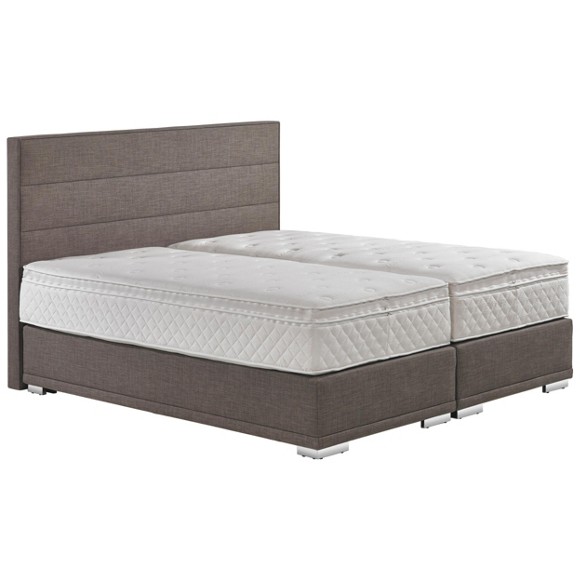 Boxspringbett in braun, grau boxspringbetten betten ...
