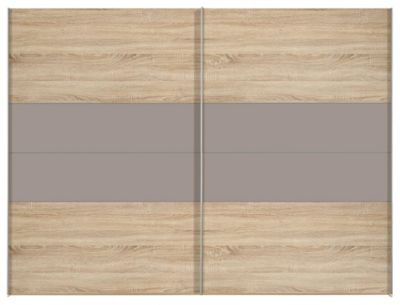 SCHWEBETÜRENSCHRANK in Eichefarben, Grau (null, image/jpeg)