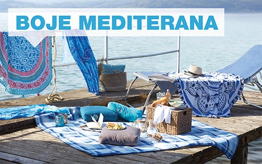 Oprema za plažu plavih nijansi