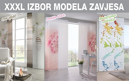 panel zavjese s motivima