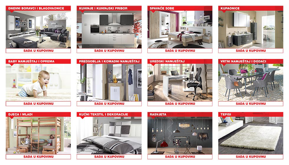 Lesnina XXXL web shop široka ponuda