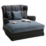 BIG SESSEL Velours Blau, Schwarz - Blau/Schwarz, MODERN, Kunststoff/Textil (130/103/146cm) - SET ONE BY MUSTERRIN BIG SESSEL Velours Blau, Schwarz - Blau/Schwarz, MODERN, Kunststoff/Textil (130/103/146cm) - SET ONE BY MUSTERRIN