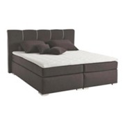 BOXSPRINGBETT Webstoff INKL. Matratze, Topper - Anthrazit/Silberfarben, MODERN, Kunststoff/Textil (202/116/211cm) - SET ONE BY MUSTERRIN BOXSPRINGBETT Webstoff INKL. Matratze, Topper - Anthrazit/Silberfarben, MODERN, Kunststoff/Textil (202/116/211cm) - SET ONE BY MUSTERRIN