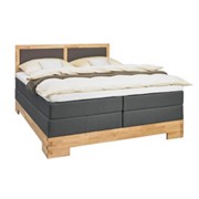 BOXSPRINGBETT COUNTRY - Eichefarben/Braun, MODERN, Holz/Textil (160/200cm) - LINEA NATURA BOXSPRINGBETT COUNTRY - Eichefarben/Braun, MODERN, Holz/Textil (160/200cm) - LINEA NATURA