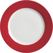 DESSERTTELLER 515589 - Rot/Weiß, Keramik (20cm) - RITZENHOFF BREKER DESSERTTELLER 515589 - Rot/Weiß, Keramik (20cm) - RITZENHOFF BREKER