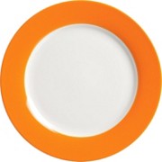 DESSERTTELLER 515671 - Orange/Weiß, Keramik (20cm) - RITZENHOFF BREKER DESSERTTELLER 515671 - Orange/Weiß, Keramik (20cm) - RITZENHOFF BREKER