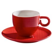 ESPRESSOTASSE MIT UNTERTASSE - Rot, MODERN, Keramik (0,08l) - ASA ESPRESSOTASSE MIT UNTERTASSE - Rot, MODERN, Keramik (0,08l) - ASA