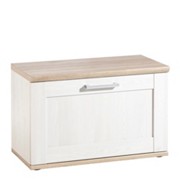 GARDEROBENBANK - Eichefarben/Silberfarben, MODERN, Kunststoff (76/50/38cm) - XORA GARDEROBENBANK - Eichefarben/Silberfarben, MODERN, Kunststoff (76/50/38cm) - XORA