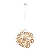 HÄNGELEUCHTE MD12065-12A-SC - Chromfarben/Kupferfarben, ROMANTIK / LANDHAUS, Metall (60/180cm) - AMBIENTE HÄNGELEUCHTE MD12065-12A-SC - Chromfarben/Kupferfarben, ROMANTIK / LANDHAUS, Metall (60/180cm) - AMBIENTE