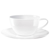JUMBOTASSE MIT UNTERTASSE - Weiß, Keramik (0.35l) - ASA JUMBOTASSE MIT UNTERTASSE - Weiß, Keramik (0.35l) - ASA