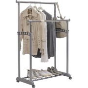KLEIDERWAGEN Alufarben, Chromfarben - Chromfarben/Alufarben, KONVENTIONELL, Kunststoff/Metall (84/96-170/43cm) - BOXXX KLEIDERWAGEN Alufarben, Chromfarben - Chromfarben/Alufarben, KONVENTIONELL, Kunststoff/Metall (84/96-170/43cm) - BOXXX