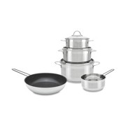 KOCHTOPFSET 34350-6 - Klar/Edelstahlfarben, Glas/Kunststoff - HOMEWARE KOCHTOPFSET 34350-6 - Klar/Edelstahlfarben, Glas/Kunststoff - HOMEWARE
