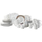 KOMBISERVICE ALINA S/42 - Braun/Weiß, Keramik - RITZENHOFF BREKER KOMBISERVICE ALINA S/42 - Braun/Weiß, Keramik - RITZENHOFF BREKER