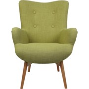 KŘESLO ANNA - zelená/přírodní barvy, Moderní, dřevo/textil (75/100/83cm) - CARRYHOME KŘESLO ANNA - zelená/přírodní barvy, Moderní, dřevo/textil (75/100/83cm) - CARRYHOME