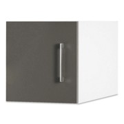 NÁSTAVEC NA SKŘÍŇ - bílá/šedá, Moderní, kov/dřevěný materiál (30/32/57cm) - WELNOVA NÁSTAVEC NA SKŘÍŇ - bílá/šedá, Moderní, kov/dřevěný materiál (30/32/57cm) - WELNOVA