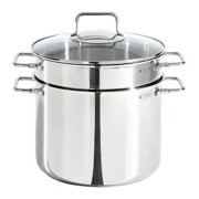 PASTATOPF Edelstahl 7,0 L - Klar/Edelstahlfarben, Glas/Metall (24cm) - WMF PASTATOPF Edelstahl 7,0 L - Klar/Edelstahlfarben, Glas/Metall (24cm) - WMF