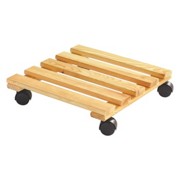 PFLANZENROLLER - KONVENTIONELL, Holz/Kunststoff (35/5/35cm) - CARRYHOME PFLANZENROLLER - KONVENTIONELL, Holz/Kunststoff (35/5/35cm) - CARRYHOME