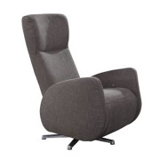 RELAXSESSEL - Chromfarben/Dunkelbraun, MODERN, Textil/Metall (74/112/90cm) - DIETER KNOLL RELAXSESSEL - Chromfarben/Dunkelbraun, MODERN, Textil/Metall (74/112/90cm) - DIETER KNOLL