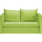 SCHLAFSOFA ROBI - Schwarz/Grün, MODERN, Kunststoff/Textil (125/70/65cm) - CARRYHOME SCHLAFSOFA ROBI - Schwarz/Grün, MODERN, Kunststoff/Textil (125/70/65cm) - CARRYHOME