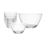 SCHÜSSELSET 7-TEILIG 020751 - Transparent, Glas - LEONARDO SCHÜSSELSET 7-TEILIG 020751 - Transparent, Glas - LEONARDO
