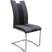 SCHWINGSTUHL BERND - Chromfarben/Grau, MODERN, Textil/Metall (42,50/99,50/56cm) - CARRYHOME SCHWINGSTUHL BERND - Chromfarben/Grau, MODERN, Textil/Metall (42,50/99,50/56cm) - CARRYHOME