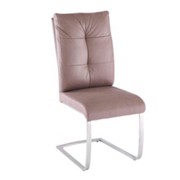 SCHWINGSTUHL DIEGO - Edelstahlfarben/Braun, MODERN, Textil/Metall (46/106/62cm) - NOVEL SCHWINGSTUHL DIEGO - Edelstahlfarben/Braun, MODERN, Textil/Metall (46/106/62cm) - NOVEL