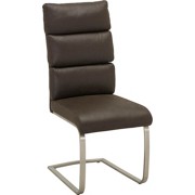 SCHWINGSTUHL Edelstahl Dunkelbraun, Edelstahlfarben - Edelstahlfarben/Dunkelbraun, MODERN, Textil/Metall (47/106/63cm) - CANTUS SCHWINGSTUHL Edelstahl Dunkelbraun, Edelstahlfarben - Edelstahlfarben/Dunkelbraun, MODERN, Textil/Metall (47/106/63cm) - CANTUS