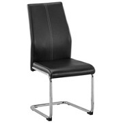 SCHWINGSTUHL LUKAS - Chromfarben/Schwarz, MODERN, Textil/Metall (44/96/57cm) - CARRYHOME SCHWINGSTUHL LUKAS - Chromfarben/Schwarz, MODERN, Textil/Metall (44/96/57cm) - CARRYHOME