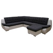 SJEDEĆA GARNITURA - bijela/siva, Moderno, drvni materijal/tekstil (265/330/170cm) - XORA SJEDEĆA GARNITURA - bijela/siva, Moderno, drvni materijal/tekstil (265/330/170cm) - XORA