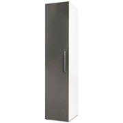 SKŘÍŇ - bílá/šedá, Moderní, kov/dřevěný materiál (45/208/57cm) - WELNOVA SKŘÍŇ - bílá/šedá, Moderní, kov/dřevěný materiál (45/208/57cm) - WELNOVA