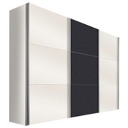 SKŘÍŇ S POSUVNÝMI DVEŘMI - bílá/barvy grafitu, Moderní, kov/dřevěný materiál (300/216/68cm) - HOM IN SKŘÍŇ S POSUVNÝMI DVEŘMI - bílá/barvy grafitu, Moderní, kov/dřevěný materiál (300/216/68cm) - HOM IN