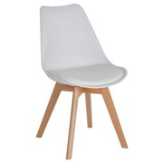 STOLICA FRANKFURT - bijela, Moderno, drvo/plastika (57,5/82/48,5cm) - XORA STOLICA FRANKFURT - bijela, Moderno, drvo/plastika (57,5/82/48,5cm) - XORA