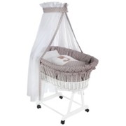 STUBENWAGENSET - Taupe/Weiß, Textil - MY BABY LOU STUBENWAGENSET - Taupe/Weiß, Textil - MY BABY LOU