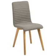 STUHL AROSA - Hellgrau, ROMANTIK / LANDHAUS, Holz/Textil (42/90/43cm) - CARRYHOME STUHL AROSA - Hellgrau, ROMANTIK / LANDHAUS, Holz/Textil (42/90/43cm) - CARRYHOME