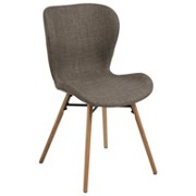 STUHL Braun, Grau - Braun/Grau, ROMANTIK / LANDHAUS, Holz/Textil (47/82,5/56cm) - CARRYHOME STUHL Braun, Grau - Braun/Grau, ROMANTIK / LANDHAUS, Holz/Textil (47/82,5/56cm) - CARRYHOME
