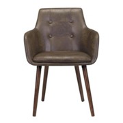STUHL Braun - Nussbaumfarben/Braun, ROMANTIK / LANDHAUS, Holz/Textil (57,5/81/57,5cm) - CARRYHOME STUHL Braun - Nussbaumfarben/Braun, ROMANTIK / LANDHAUS, Holz/Textil (57,5/81/57,5cm) - CARRYHOME