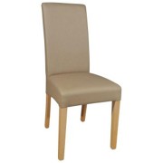 STUHL Taupe - Taupe/Naturfarben, ROMANTIK / LANDHAUS, Holz/Textil (42/95/54cm) - CARRYHOME STUHL Taupe - Taupe/Naturfarben, ROMANTIK / LANDHAUS, Holz/Textil (42/95/54cm) - CARRYHOME