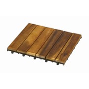 Terrassenfliesen-Set 4tlg 539-950489 - Akaziefarben, Holz (30/30cm) Terrassenfliesen-Set 4tlg 539-950489 - Akaziefarben, Holz (30/30cm)