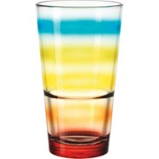 TRINKGLAS - Blau/Gelb, Glas (0.33l) - LEONARDO TRINKGLAS - Blau/Gelb, Glas (0.33l) - LEONARDO