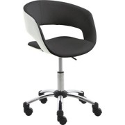 UREDSKA STOLICA ZA MLADE - bijela/crna, Moderno, tekstil/metal (56/80-92/54cm) - XORA UREDSKA STOLICA ZA MLADE - bijela/crna, Moderno, tekstil/metal (56/80-92/54cm) - XORA