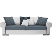 VELKÁ POHOVKA - šedá/hnědá, Moderní, textil/umělá hmota (256/74-90/106cm) - HOM IN VELKÁ POHOVKA - šedá/hnědá, Moderní, textil/umělá hmota (256/74-90/106cm) - HOM IN