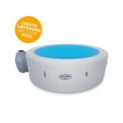WHIRLPOOL LAY-Z-SPA PARIS - Grau, LIFESTYLE, Kunststoff (196/66cm) - BESTWAY WHIRLPOOL LAY-Z-SPA PARIS - Grau, LIFESTYLE, Kunststoff (196/66cm) - BESTWAY