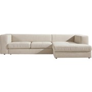 WOHNLANDSCHAFT - Creme/Schwarz, MODERN, Kunststoff/Textil (304/194cm) - DIETER KNOLL WOHNLANDSCHAFT - Creme/Schwarz, MODERN, Kunststoff/Textil (304/194cm) - DIETER KNOLL