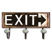 ZIDNA KUKA HK24125 - EXIT - višebojno, papir/metal (15/37cm) - Ambia Home ZIDNA KUKA HK24125 - EXIT - višebojno, papir/metal (15/37cm) - Ambia Home