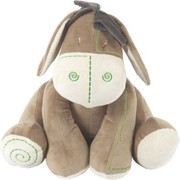 ZVÍŘÁTKO PLYŠOVÉ - krémová/zelená, textil (40cm) - MY BABY LOU ZVÍŘÁTKO PLYŠOVÉ - krémová/zelená, textil (40cm) - MY BABY LOU