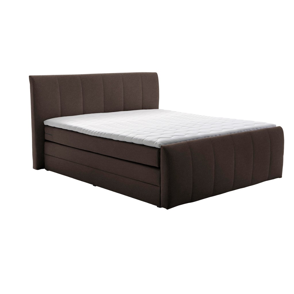 shopthewall esposa boxspringbett dunkelbraun b h 2x90 200