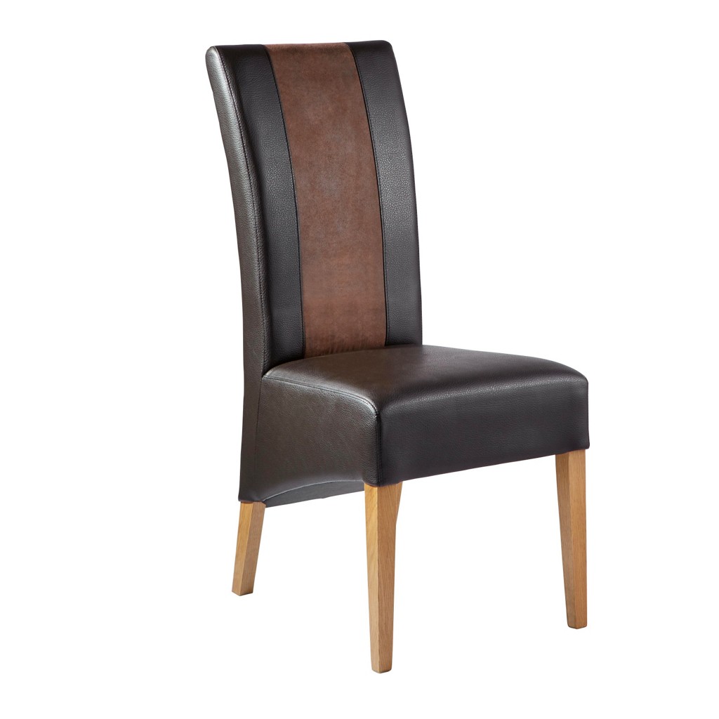 Stuhl von CELINA HOME in braun, eichefarben