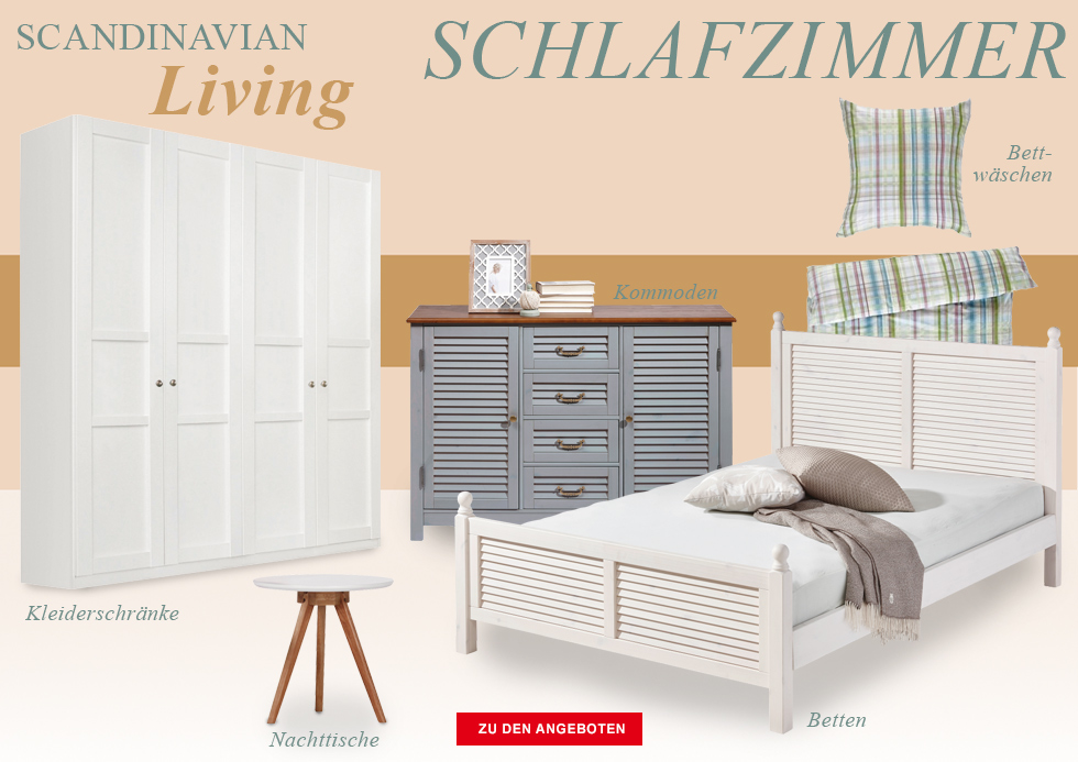 Schlafzimmer skandinavisch