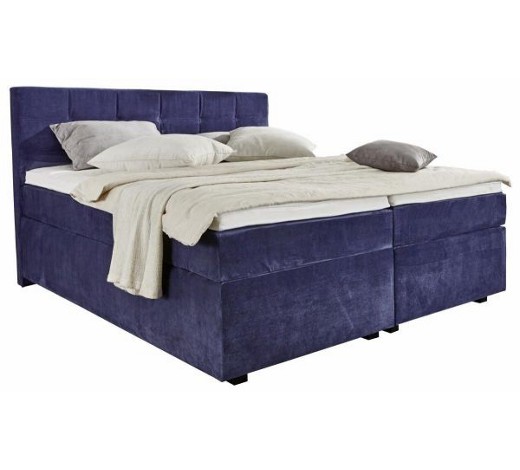 Boxspringbett blau boxspringbetten betten schlafzimmer ...